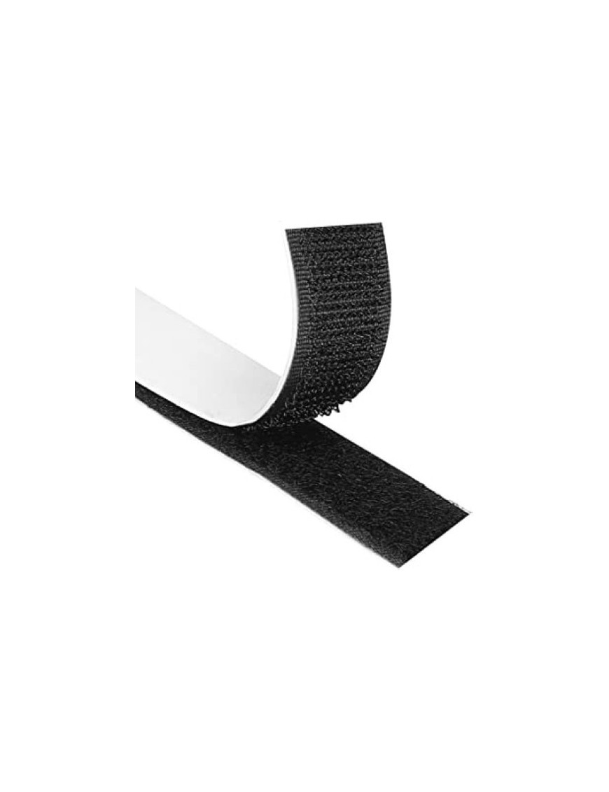 Cinta Velcro Yosan Gancho 25 M Negro