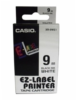 Cinta Rot.Casio 8M  9 Negro S/Blanco