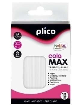 Cola Termofusible Barra Plico Blister 12