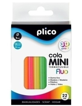 Cola Termofusible Barra Plico Blister 22