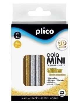 Cola Termofusible Barra Plico Blister 22