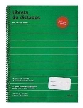 Cuaderno Additio A4 Dictados Primaria