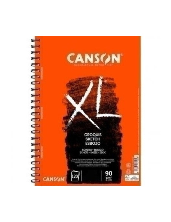 Cuad. Dibujo Canson Xl Croquis C/Esp. A5