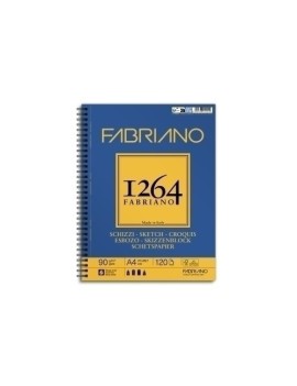 Cuad. Dibujo Fabriano 1264 Esbozo A4 90G