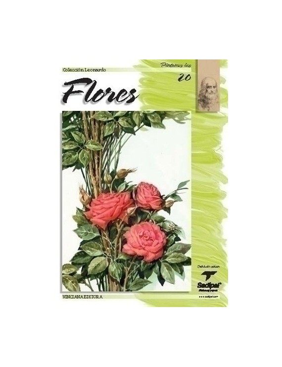 Cuaderno Leonardo 20 Flores