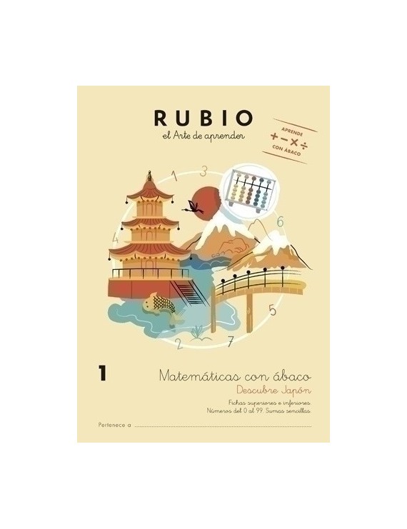 Cuaderno Rubio A4 Matematicas Abaco 1