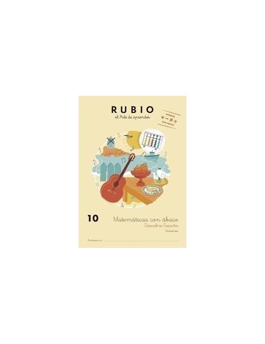 Cuaderno Rubio A4 Matematicas Abaco 10