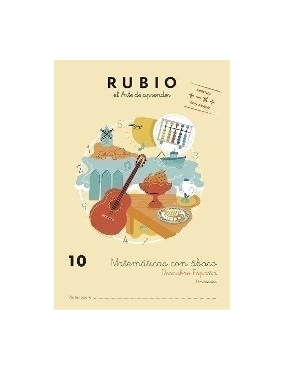 Cuaderno Rubio A4 Matematicas Abaco 10