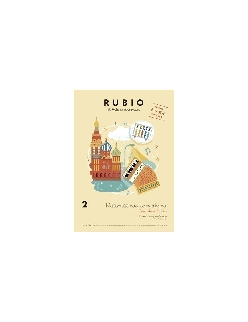 Cuaderno Rubio A4 Matematicas Abaco 2