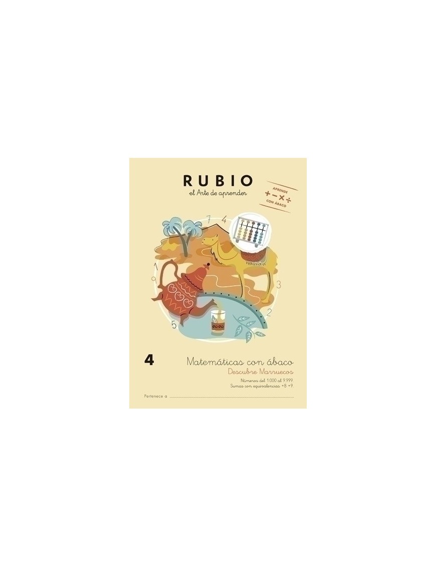 Cuaderno Rubio A4 Matematicas Abaco 4