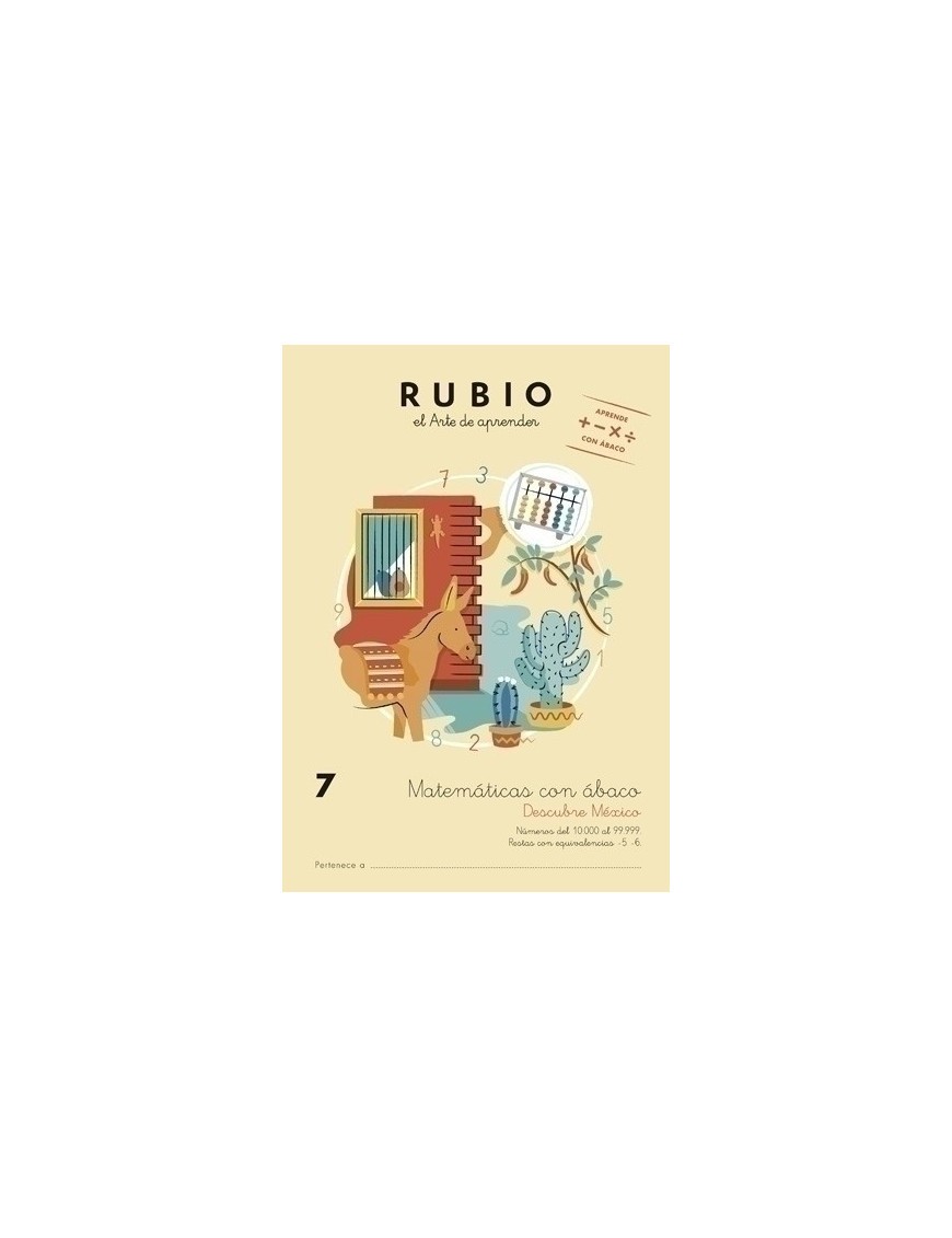 Cuaderno Rubio A4 Matematicas Abaco 7