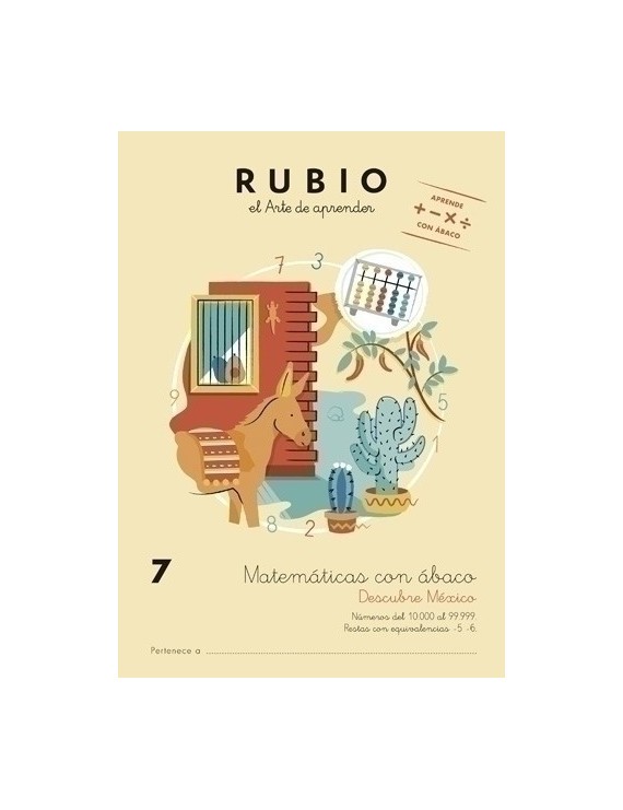 Cuaderno Rubio A4 Matematicas Abaco 7