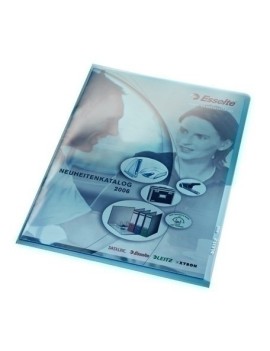 Doss.Ang.Rect.Leitz Pvc 150µ A4 Azul