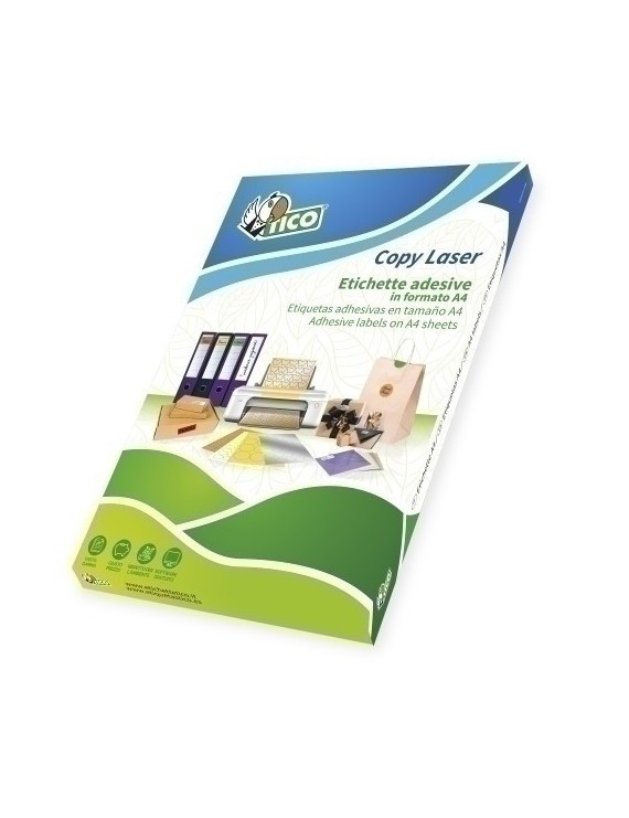 Etiq.Imp.Tico Lp4W-4825 100H A4 Blanca