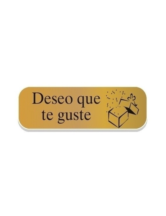 Etiq.Reg. R.250 Deseo Que Te Guste Oro