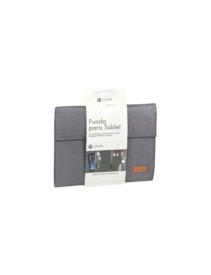 Funda Tablet Carch.Venture 10" Gris