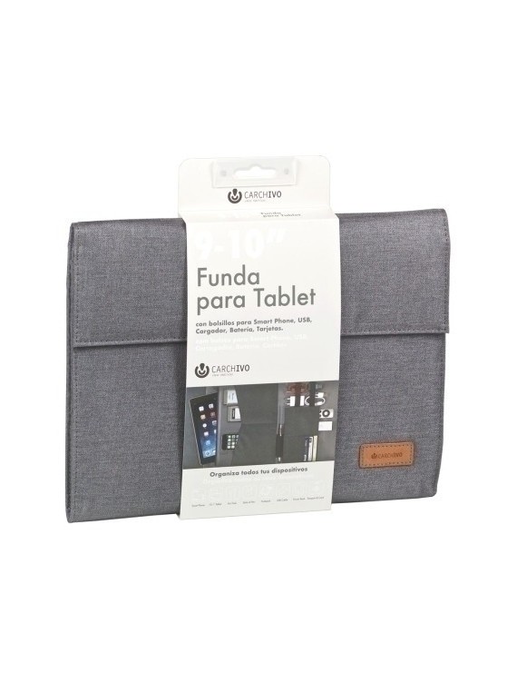 Funda Tablet Carch.Venture 10" Gris