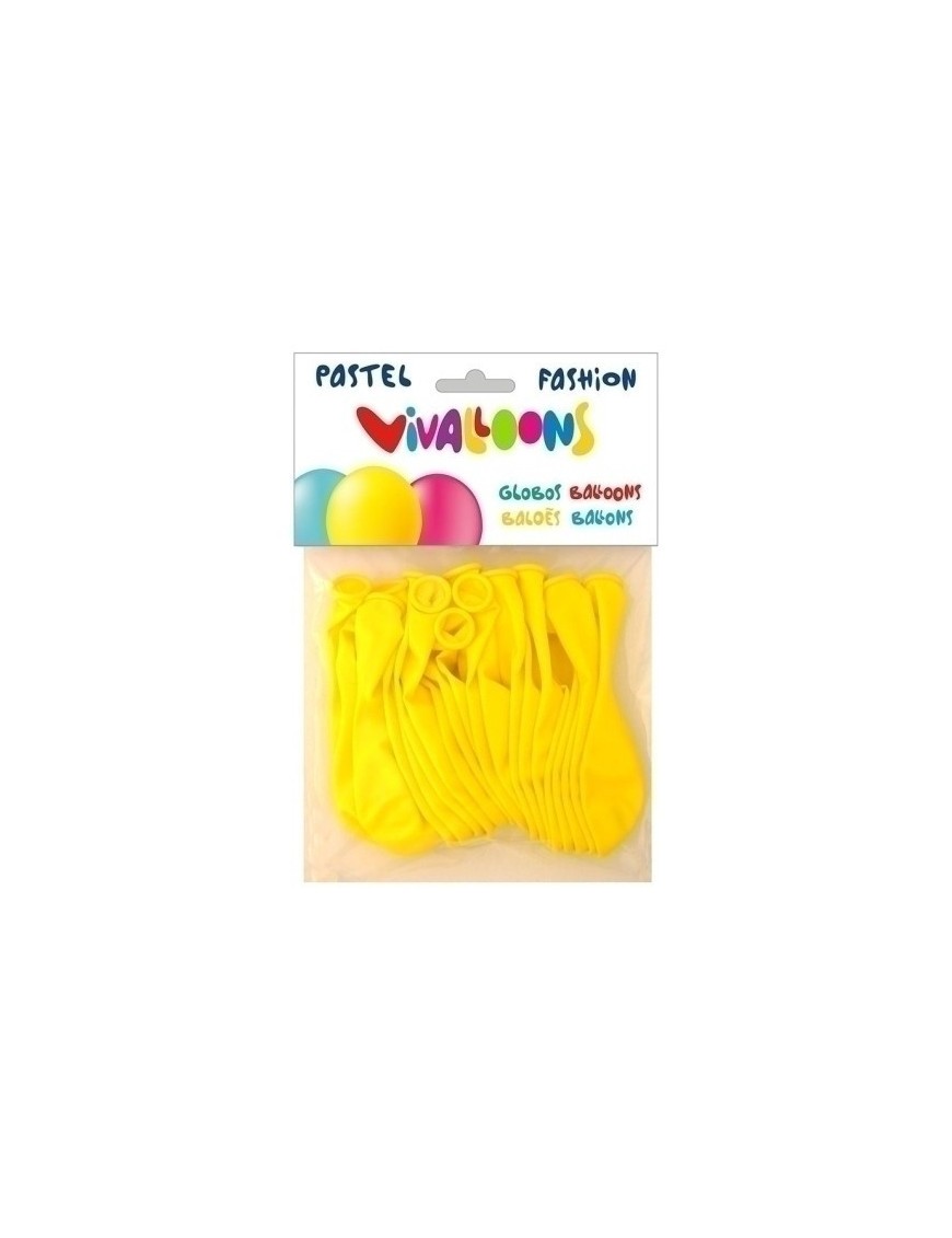 Globo Fashion Pastel Amarillo Bolsa 20