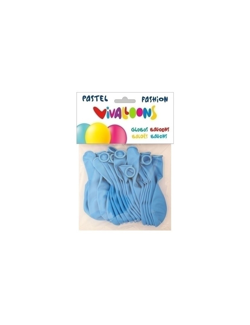 Globo Fashion Pastel Azul Celeste B.20