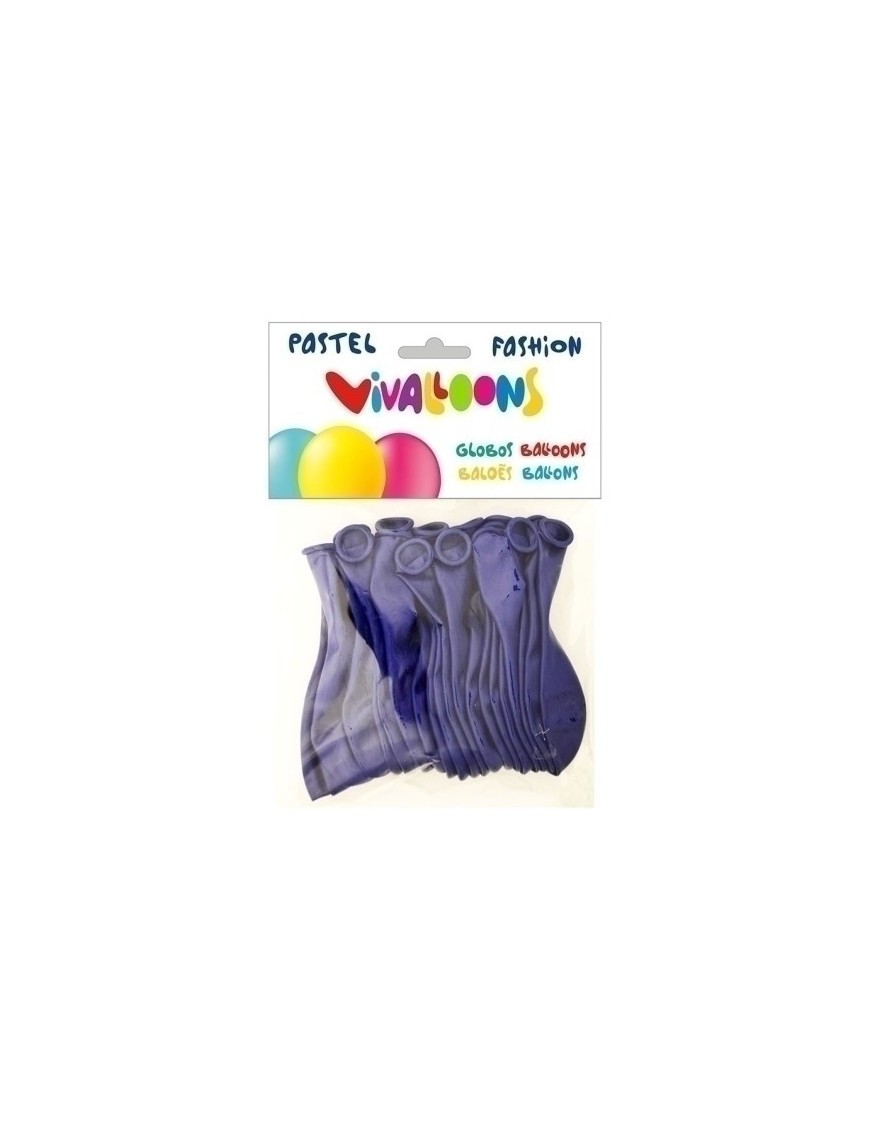 Globo Fashion Pastel Azul Marino B. 20