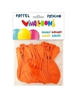 Globo Fashion Pastel Naranja Bolsa 20