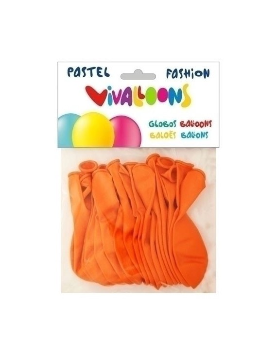 Globo Fashion Pastel Naranja Bolsa 20