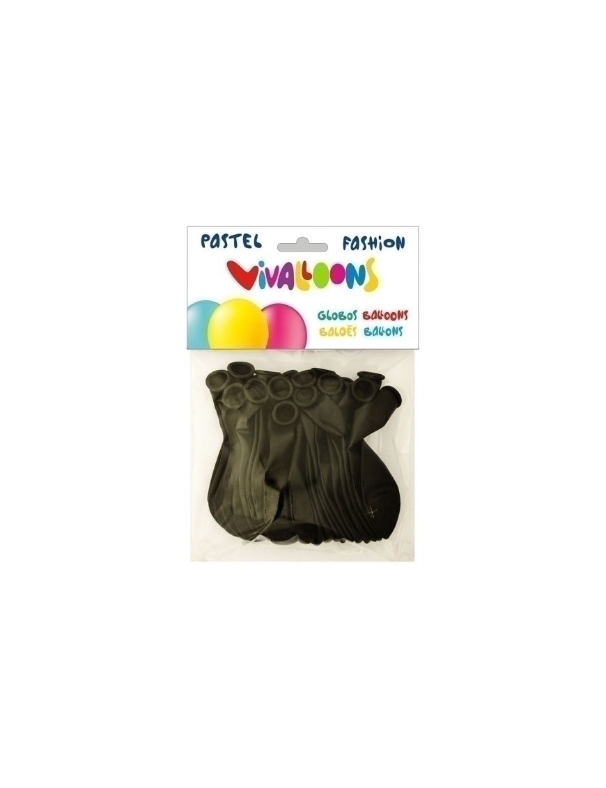 Globo Fashion Pastel Negro Bolsa 20