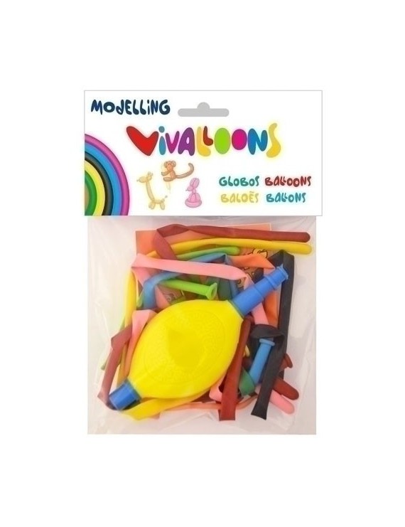 Globos Moldeables + Inflador B.10