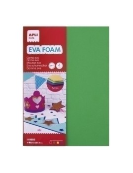 Goma Eva  Apli Hoja 21X30 Bolsa 4