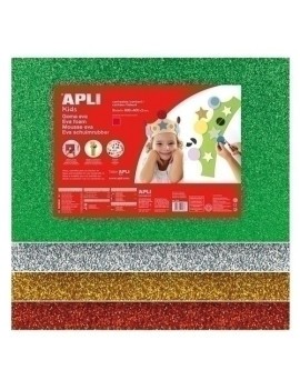 Goma Eva  Apli Hoja 40X60 Purpur.5 Hj