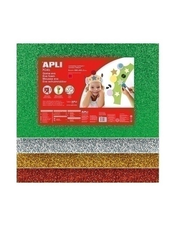 Goma Eva  Apli Hoja 40X60 Purpur.5 Hj