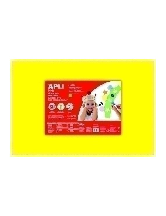 Goma Eva Apli 40X60 Amarillo P/5