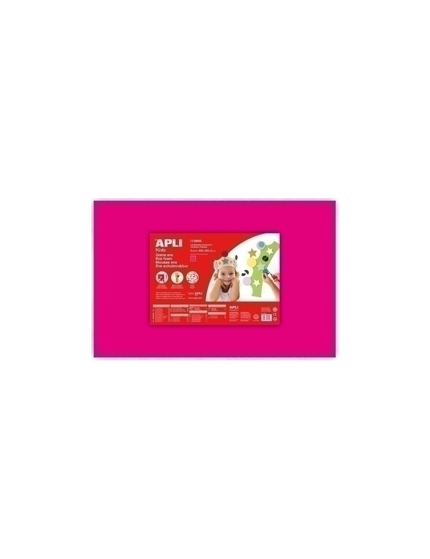 Goma Eva Apli 40X60 Fucsia P/5