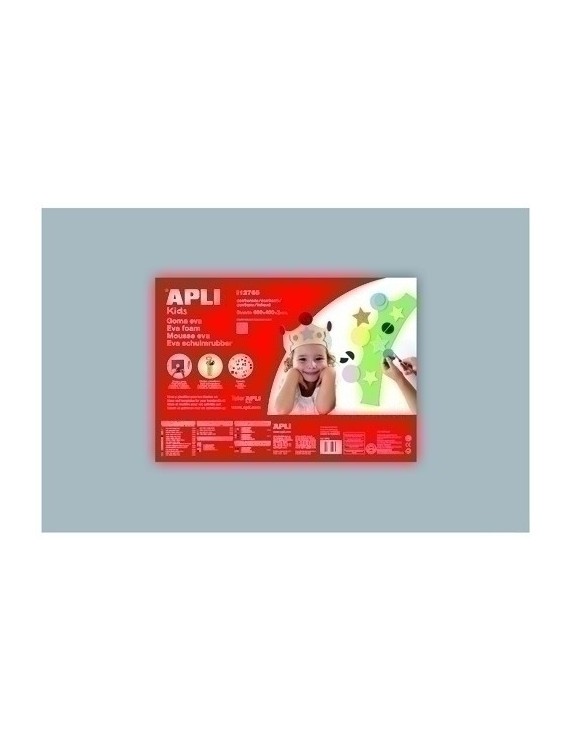 Goma Eva Apli 40X60 Gris P/5