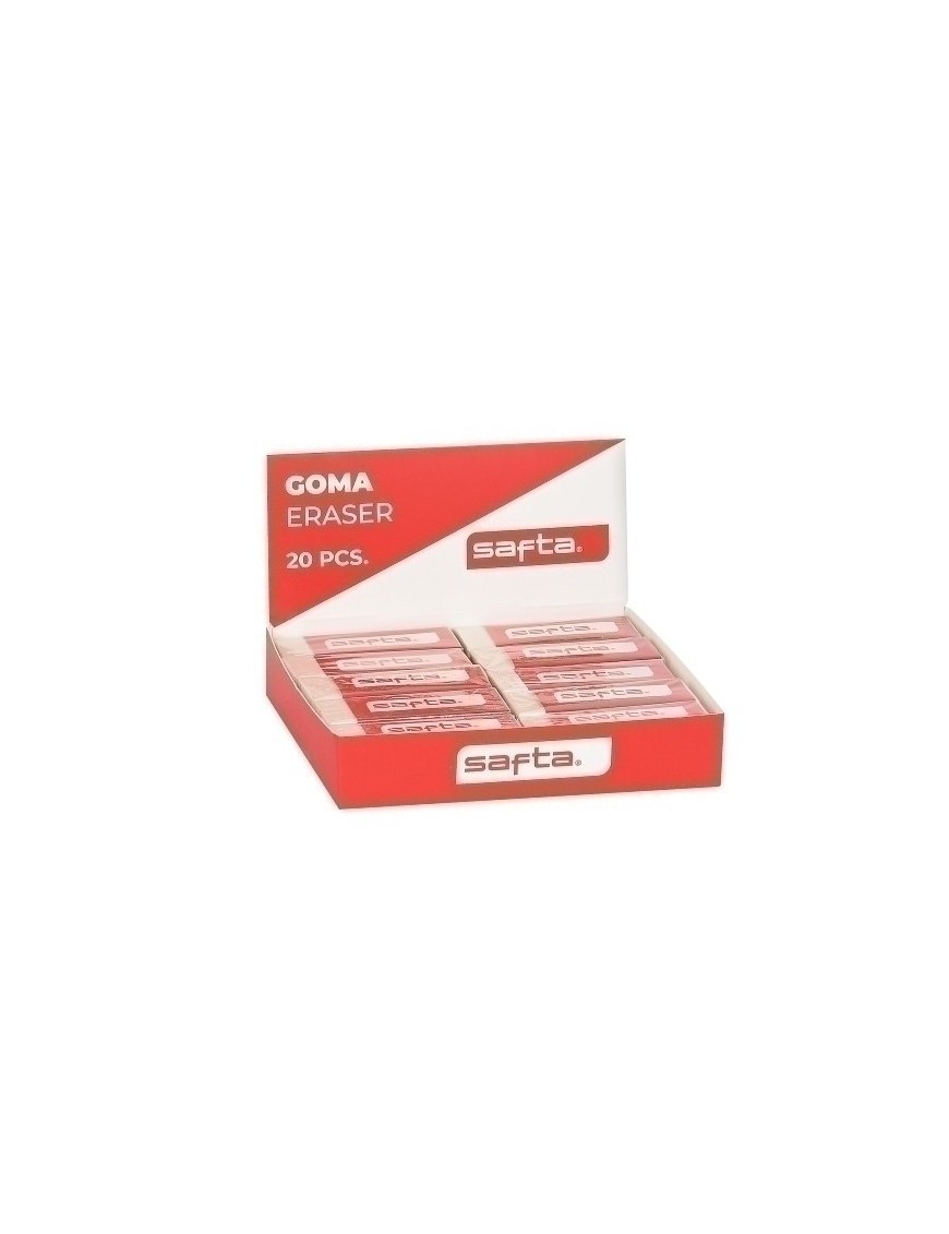 Goma Borrar Safta Pvc Exp.20