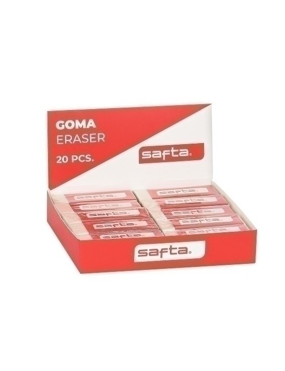 Goma Borrar Safta Pvc Exp.20