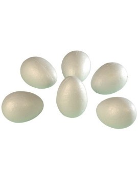 Huevos Poliespan Nief.5,8X4,2Cm Pack 20