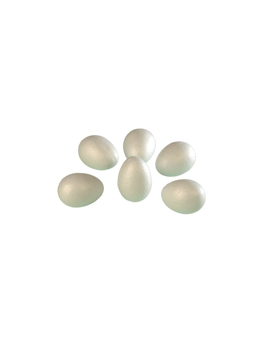 Huevos Poliespan Nief.5,8X4,2Cm Pack 20