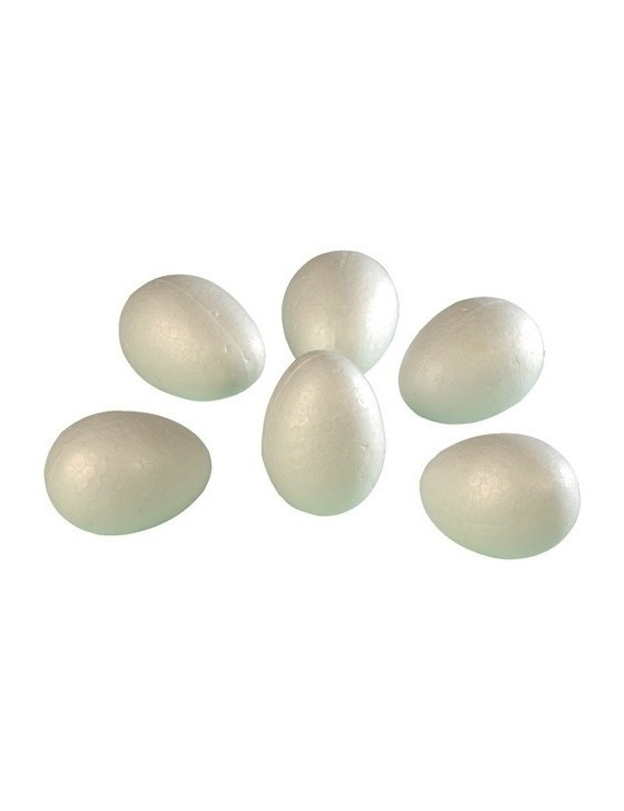 Huevos Poliespan Nief.5,8X4,2Cm Pack 20