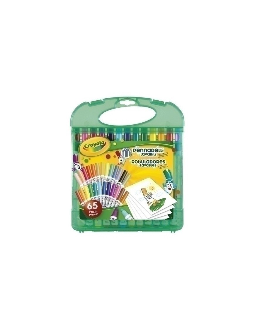 Juego Crayola Maletin Rotuladores Lavabl