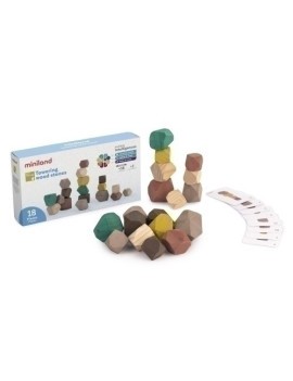 Juego Ed.Miniland Eco: Piedras Apilables