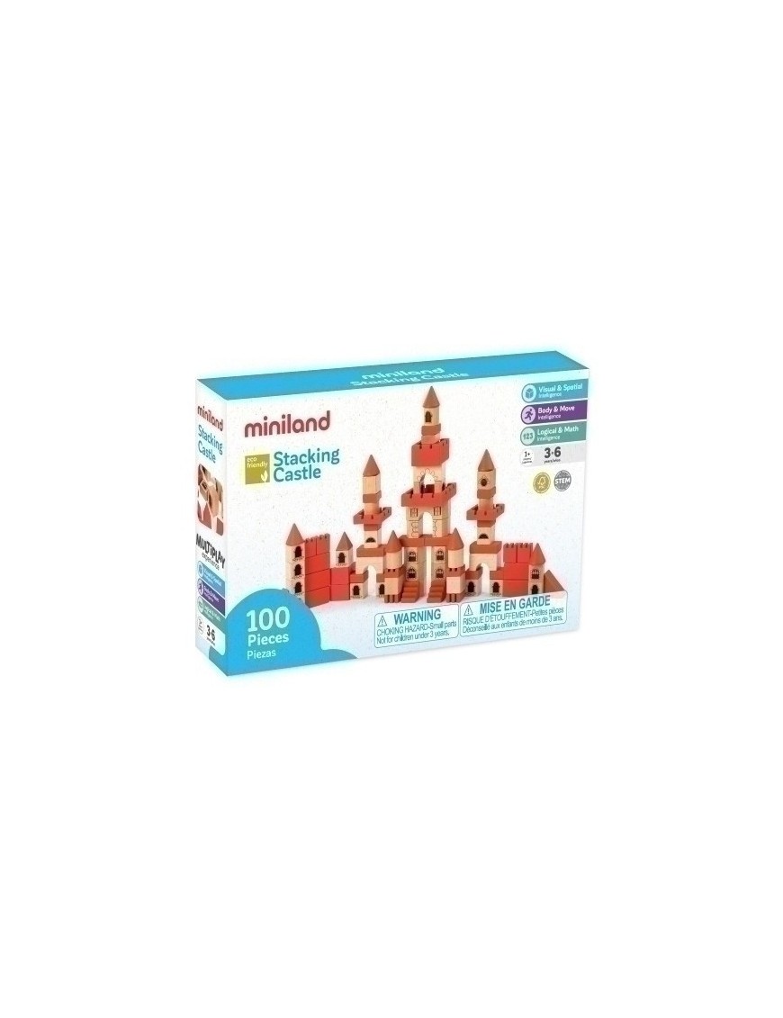 Juego Ed.Miniland Stacking Castle (3-6)