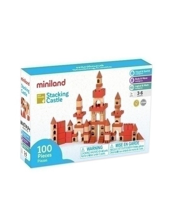 Juego Ed.Miniland Stacking Castle (3-6)