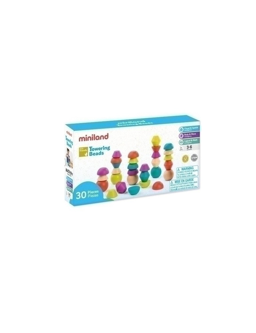 Juego Ed.Miniland Towering Beads