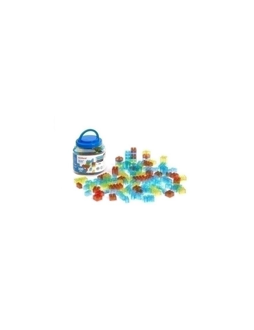 Juego Ed.Miniland Translucent Blocks(3-6