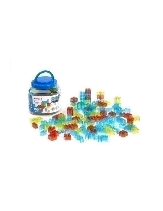 Juego Ed.Miniland Translucent Blocks(3-6