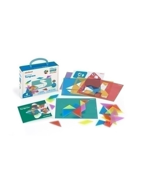 Juego Ed.Miniland Translucent Tangram