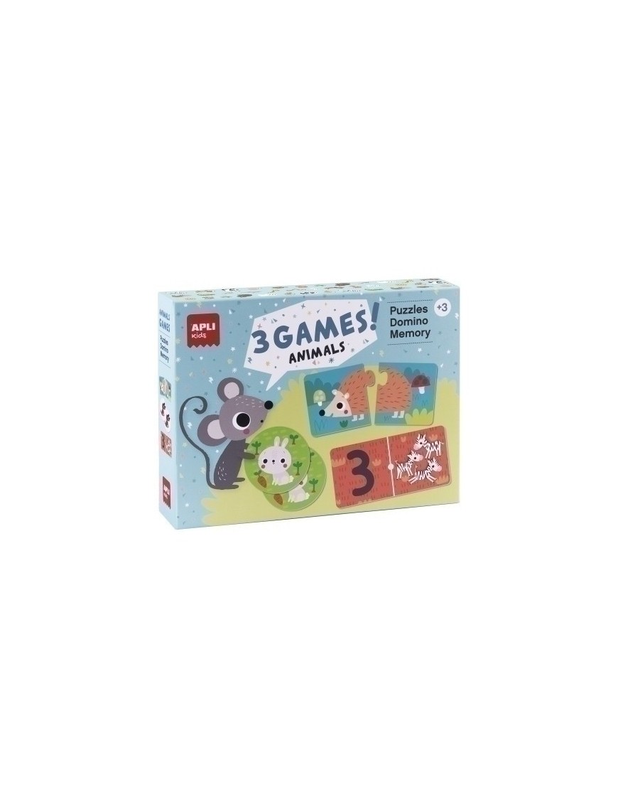 Juego Apli Kids 3 En 1 Games Animales