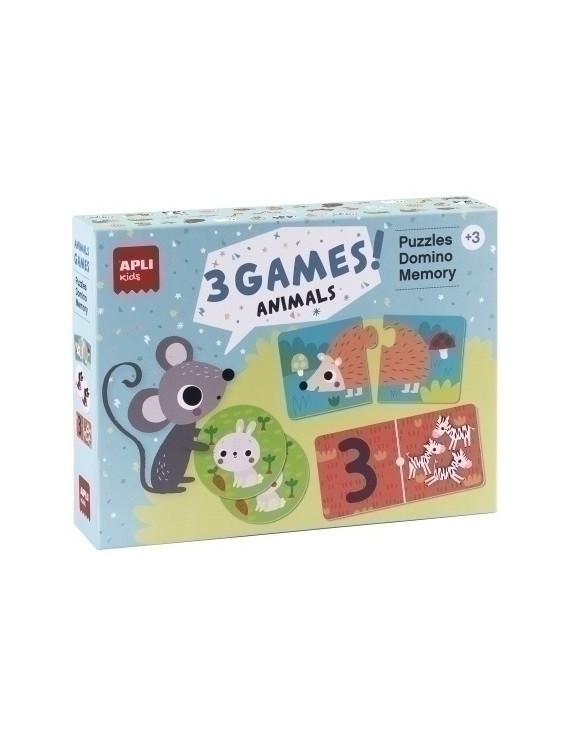 Juego Apli Kids 3 En 1 Games Animales