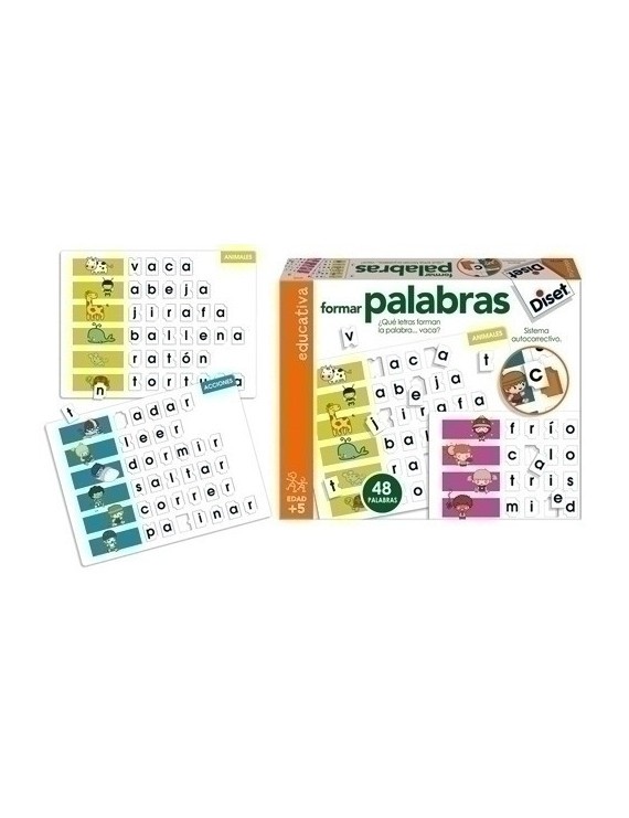 Juego Educ. Diset Formar Palabras